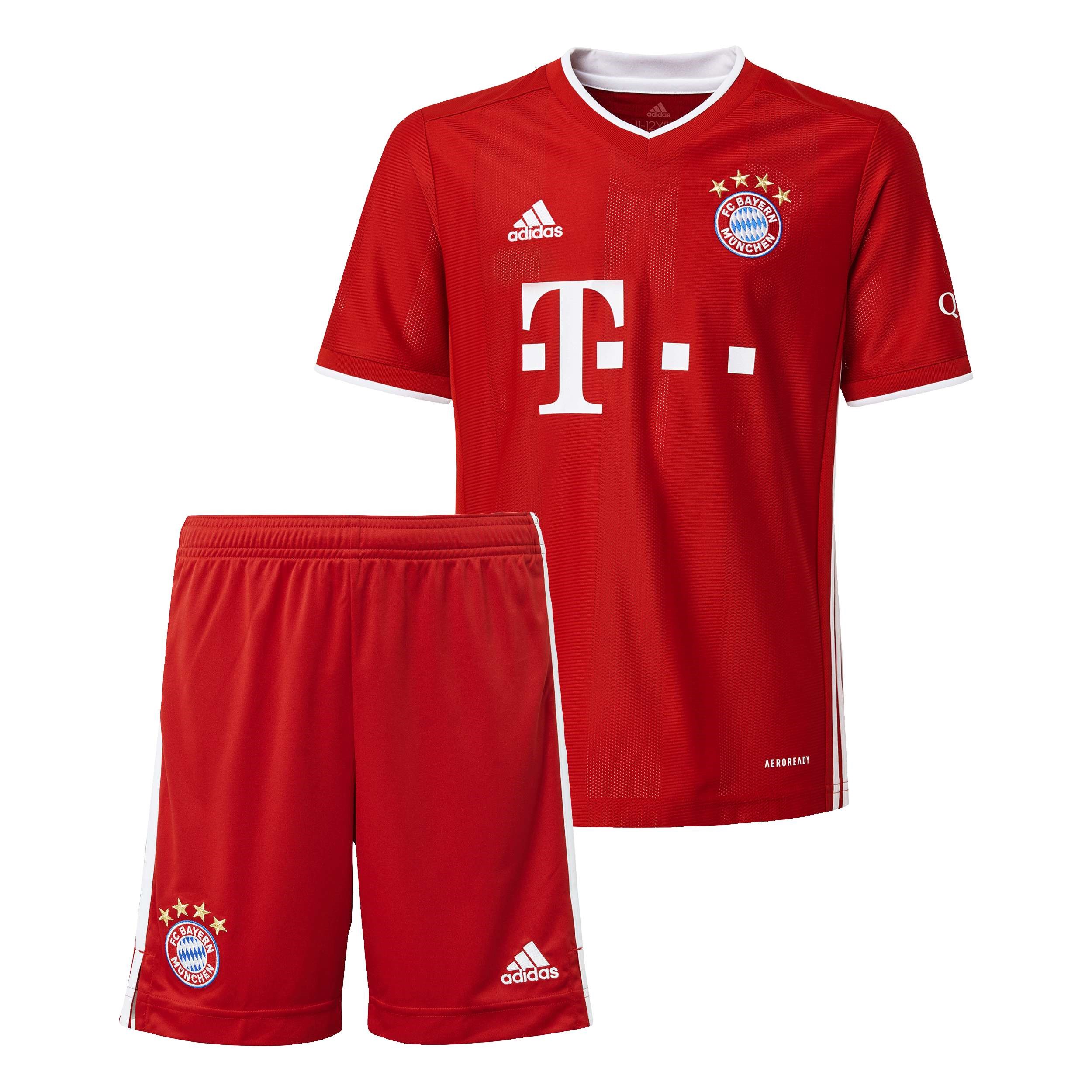 Camiseta Bayern Munich 1ª Kit Niños 2020 2021 Rojo